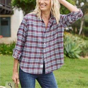 Frank & Eileen - Button-up Flannel - Size Small